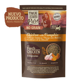 True Origins Pure Pollo con Calabaza sobre para Perros