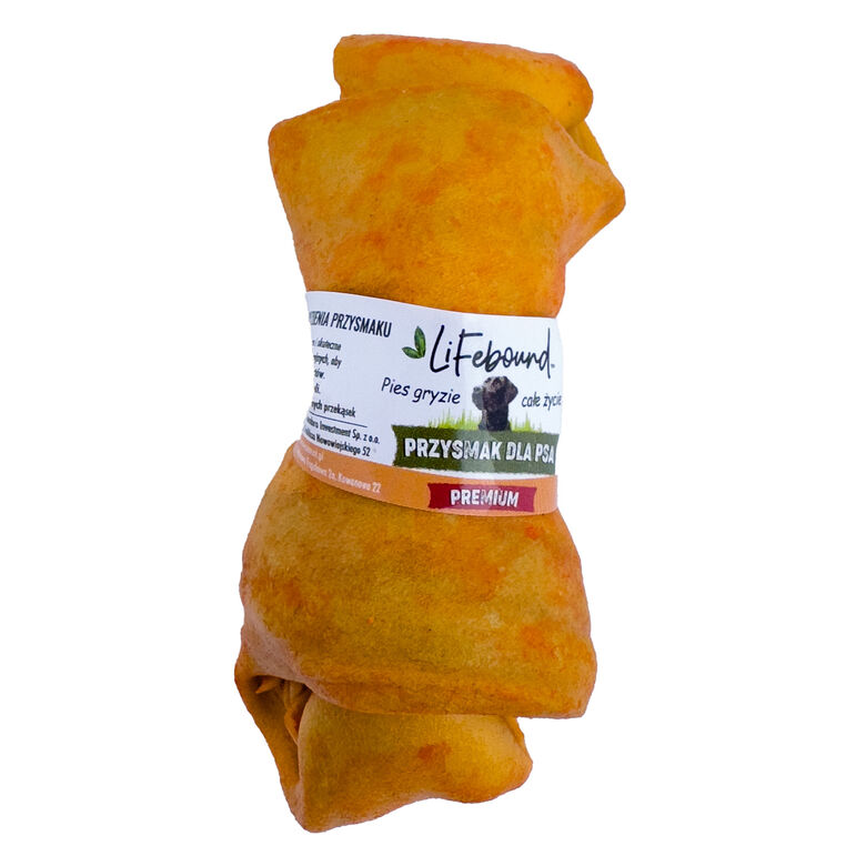 Lifebound Hueso masticable de cuero de ternera, lote de 4, 23 cm thumbnail