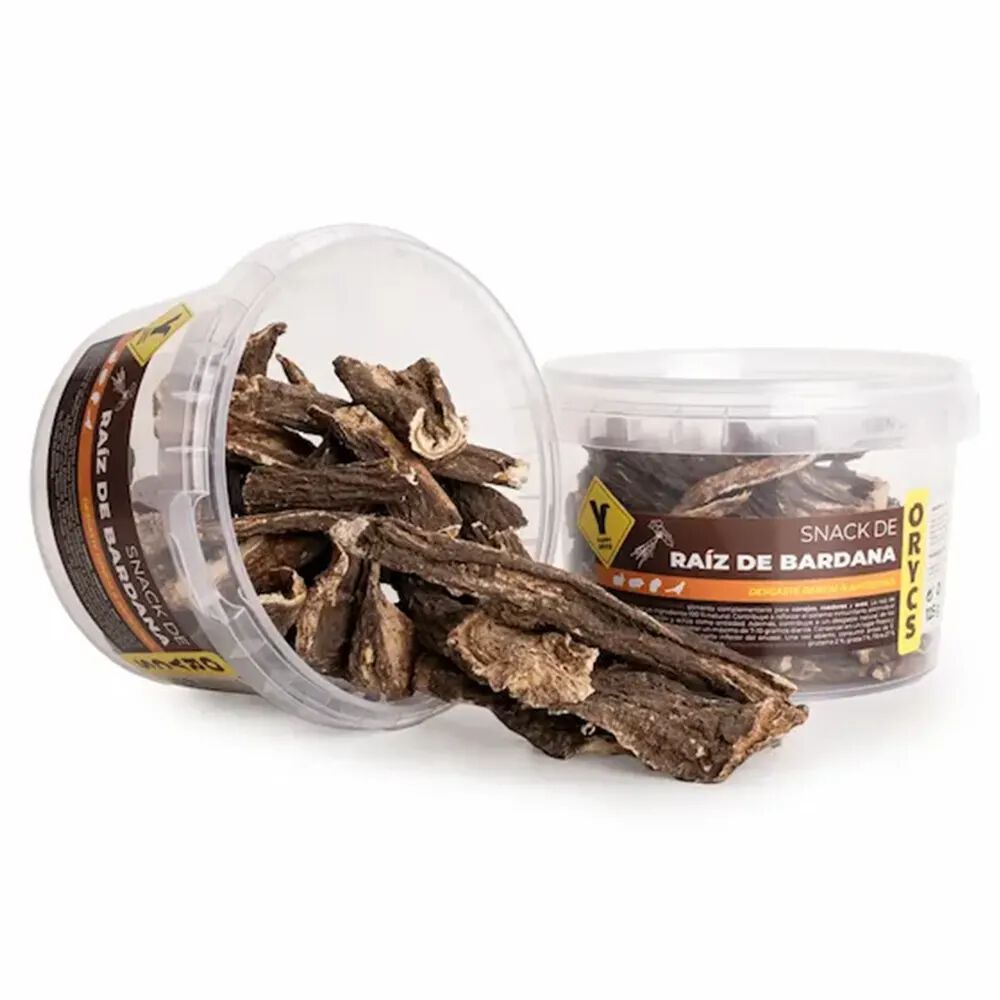 Snack Ra&iacute;z de Bardana ORYCS alimento complementario para conejos, roedores y aves 125 g, , large Imagen numero 1