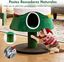 COSTWAY 156 cm &Aacute;rbol de Navidad para Gatos con 2 Casitas Grandes, Torre para Gatos con Rascadores de Yute, Juguete en Estrella con Resorte y Bolas Decorativas, Mueble de Juegos para Interior, , large indicador imagen numero 4