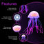Nobleza - 6 Piezas Adornos para Acuarios Decoración del Acuario Medusas Artificiales, Decoración de Pecera, Medusas Fluorescentes Artificiales | No Altera Los Parametros del Agua, , large indicador imagen numero 4