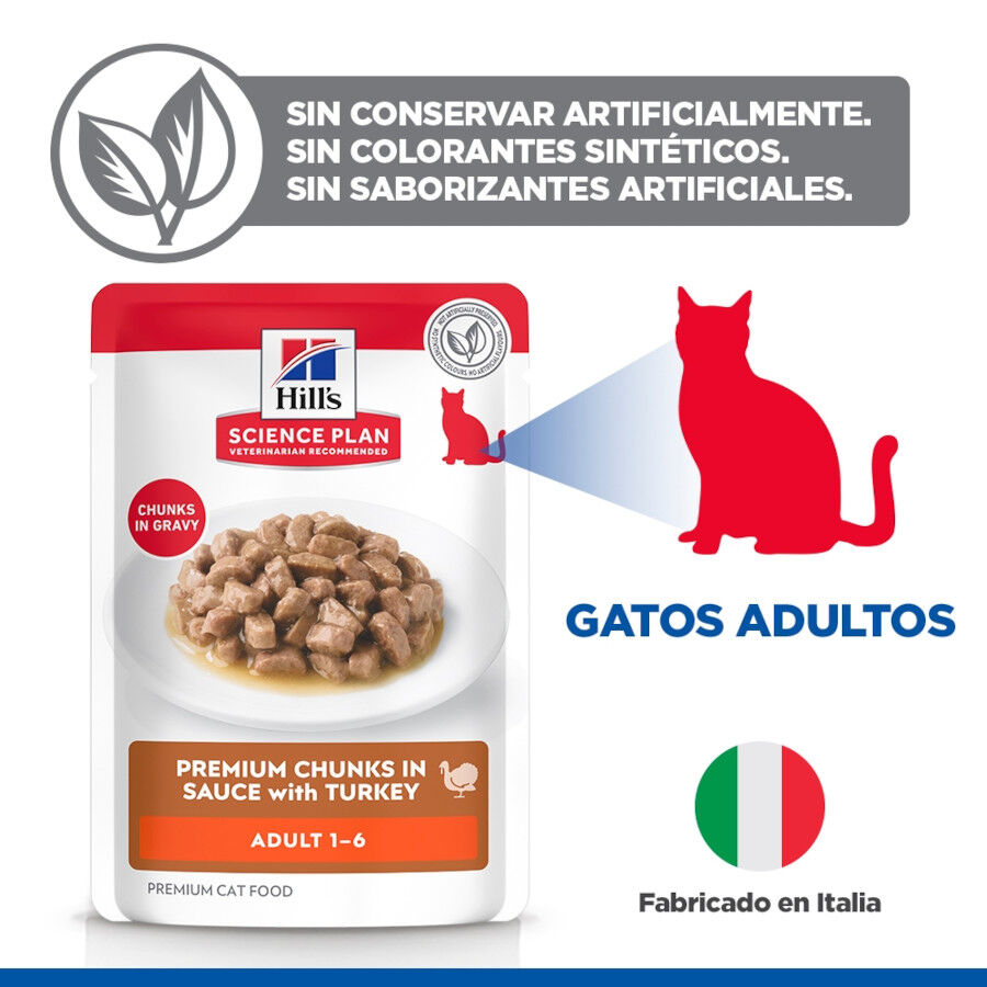 85 g Hill's Science Plan Adult Pavo sobre para gatos, , large Imagen numero 4