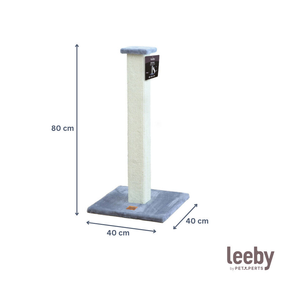 Leeby Vida rascador de sisal cuadrado azul  para gatos thumbnail
