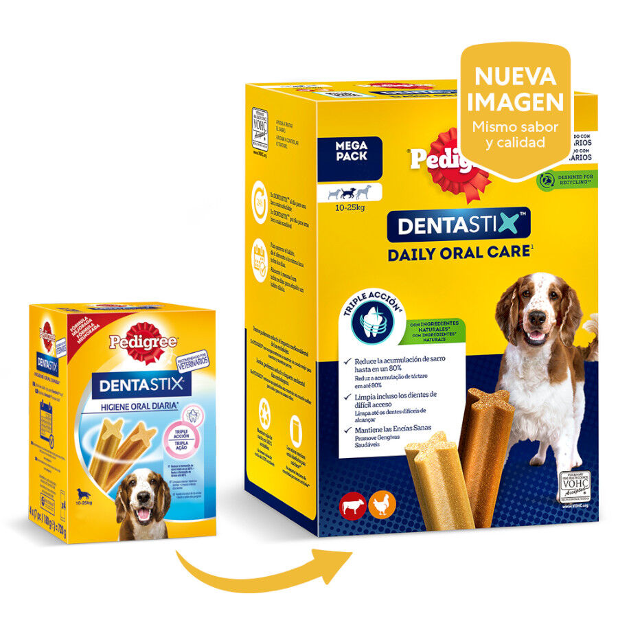 Pedigree Dentastix Snacks Dentales para perros medianos thumbnail