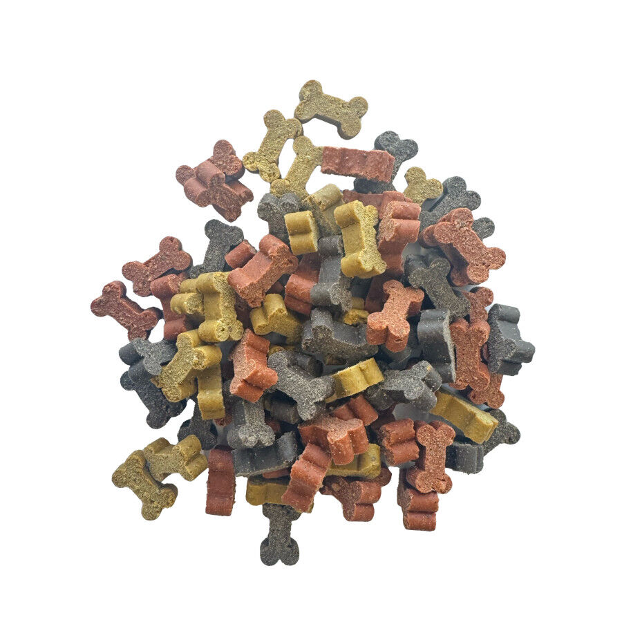 100 g 2&Snacks Galletas Mini Hueso Mix para perros, , large Imagen numero 2