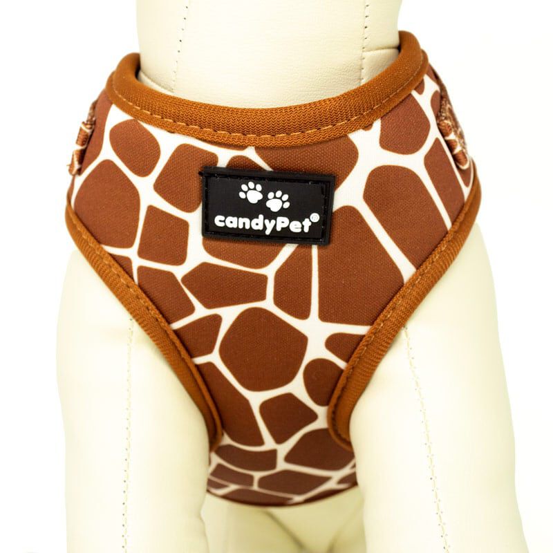 candyPet Arn&eacute;s Ajustable en Cuello y Pecho para Perro, Chaleco Antitirones, de Neopreno y Malla Transpirable - GIRAFFE, , large Imagen numero 3
