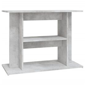 VidaXL Mesa de madera gris para acuarios 