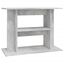 vidaXL Soporte para acuario madera ingeniería gris hormigón 80x35x60cm, , large indicador imagen numero 1