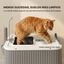 PawHut Arenero para Gato Blanco, , large indicador imagen numero 4