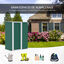 Outsunny Cobertizo Exterior de Metálico con Puerta Cerradura y Orificios de Drenaje para Almacenamiento, , large indicador imagen numero 4