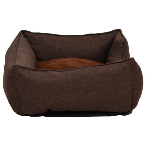 VidaXL Sof&aacute; Acolchado Marr&oacute;n para perros, , large Imagen numero 12