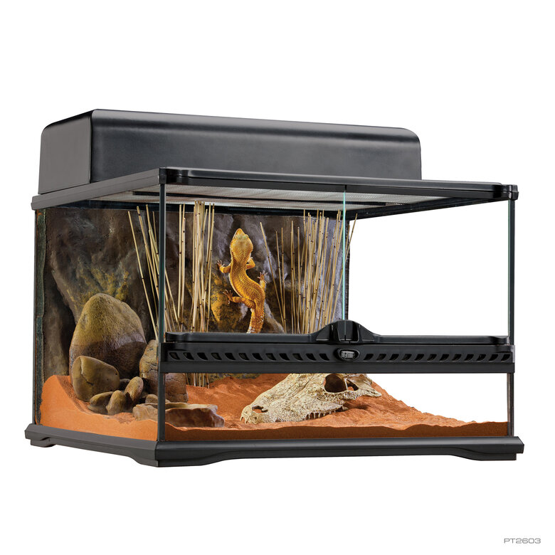 Terrario de vidrio para reptiles Exo Terra S/Low, 60L, 45x45x30cm, , large image number null