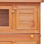 Jaula conejera con 4 puertas de madera color Madera, , large indicador imagen numero 4