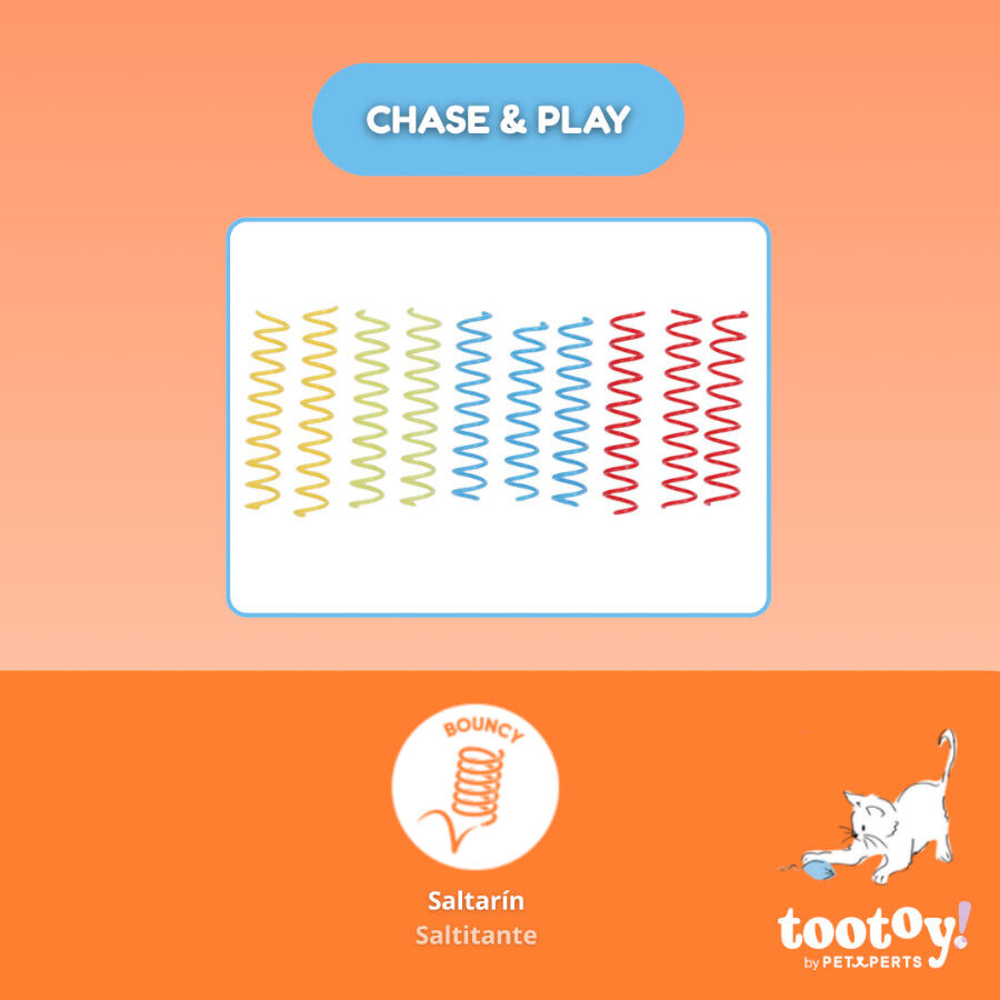 Tootoy! Pack de Muelles de Juguete para gatos, , large Imagen numero 3