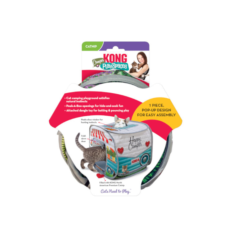 Kong Play Spaces Camper Casa de juguete para gatos, , large image number null
