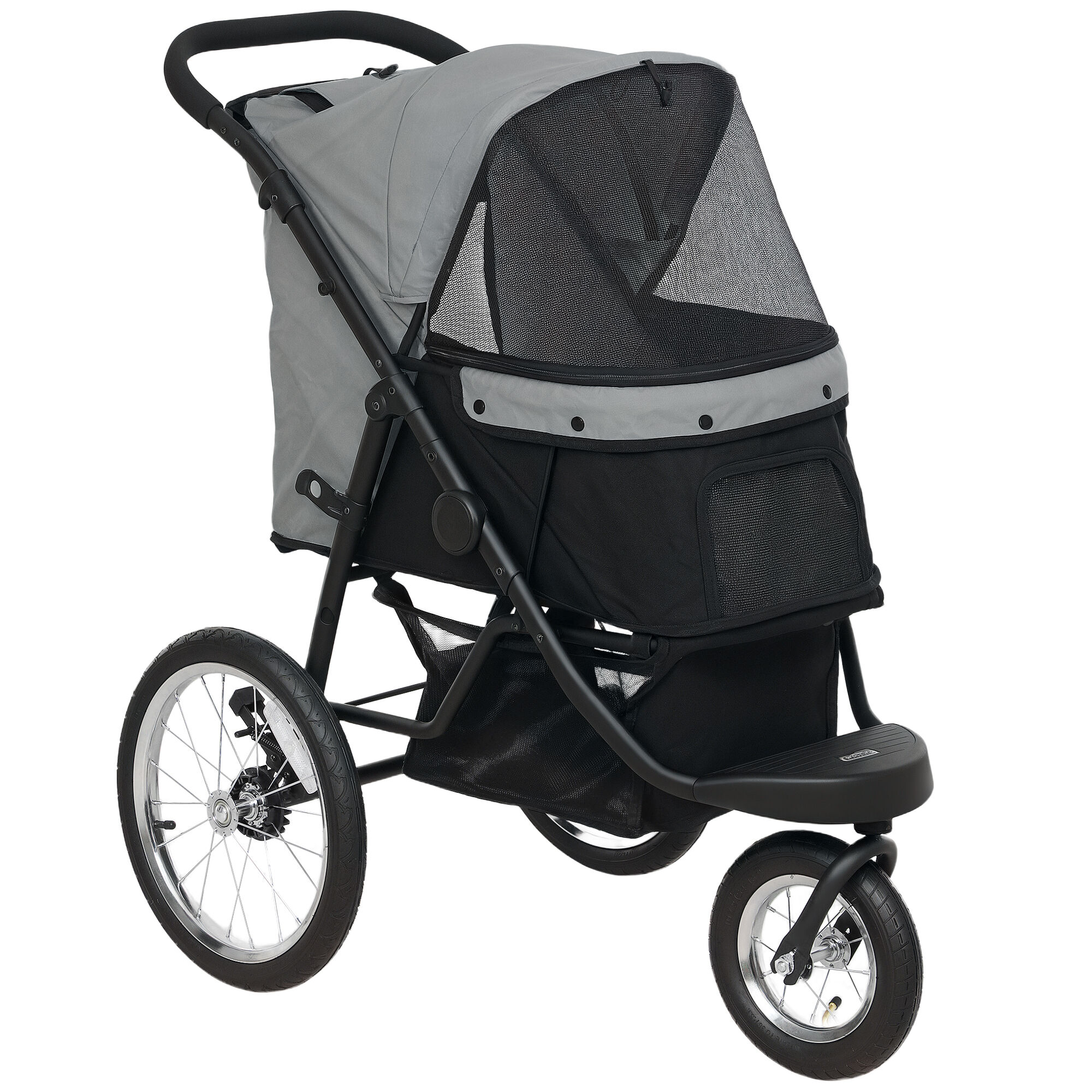 PawHut Carrito para Perro Gris, , large Imagen numero 1