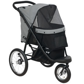 PawHut Carrito para Perro Gris