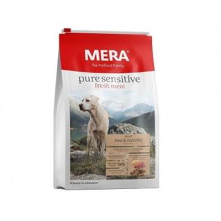 Pienso Mera pure sensitive sabor Carne de Res y patatas