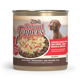 Zo&euml; Natural Toppers 170g Pollo con pimiento rojo
