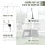 Outsunny Carpa Plegable con 2 Paredes Laterales, , large indicador imagen numero 5
