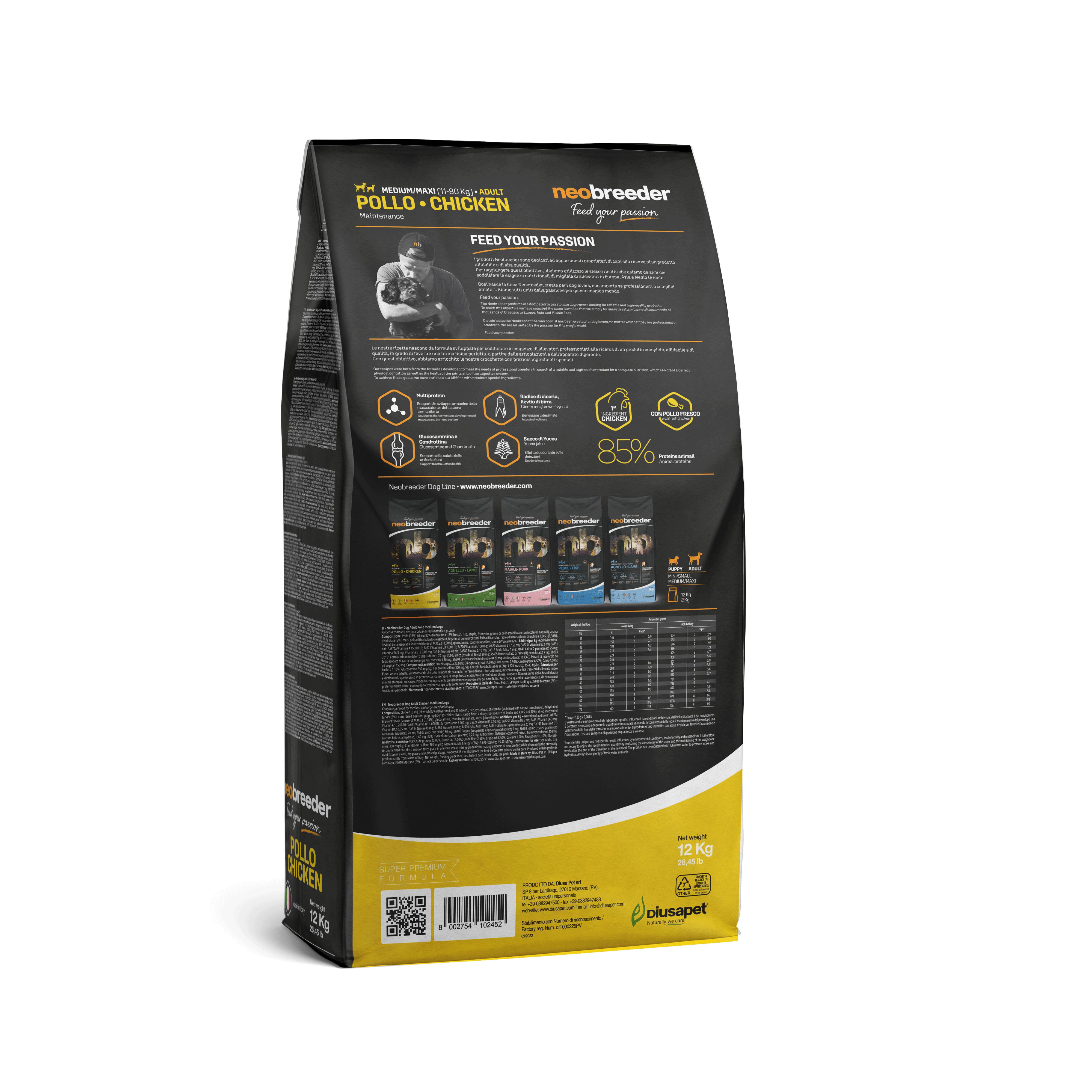 Neobreeder Adult Chicken Med-Maxi para perros thumbnail