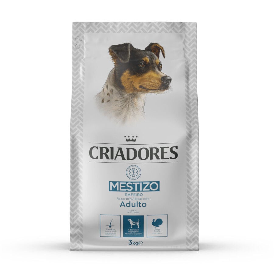 Criadores Mestizo Pavo pienso para perros mini