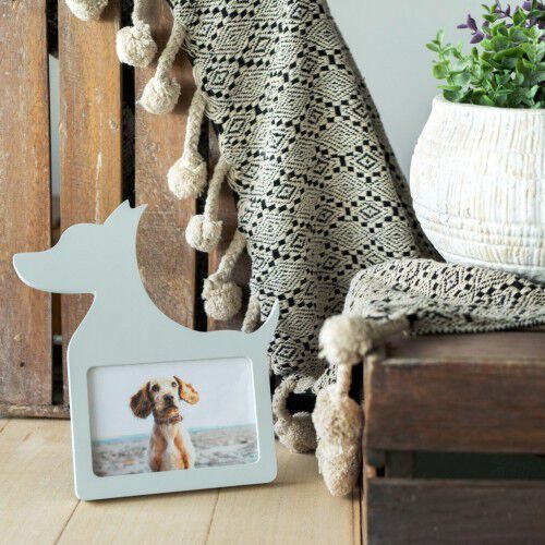 Marco de fotos en forma de perro color Blanco, , large Imagen numero 3