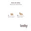 Leeby cama de pelo gris con ovejitas desenfundable para cachorros, , large indicador imagen numero 7