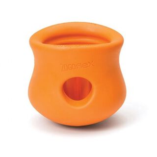 West Paw Desing Zogoflex Toppl Juguete Porta Golosinas Naranja para perros