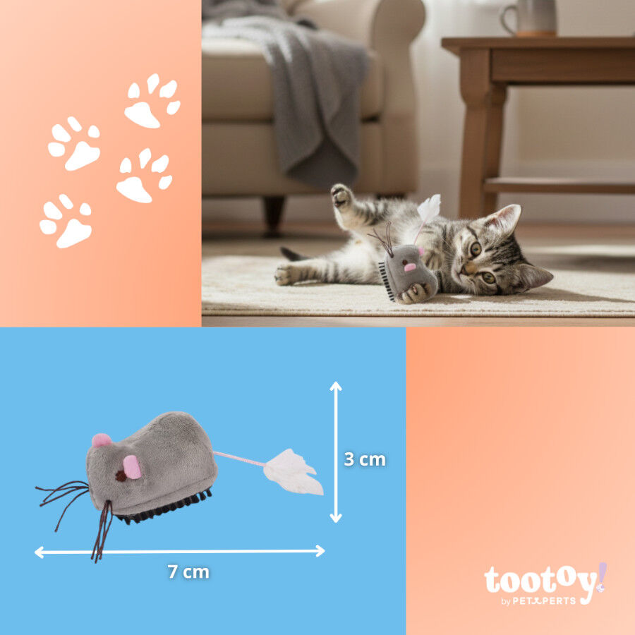 Tootoy! Rat&oacute;n Interactivo con Movimiento para gatos, , large Imagen numero 4