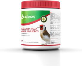 Avianvet Máscara Roja Muda para Jilgueros