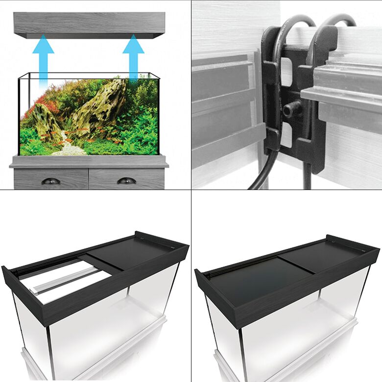 Fluval Acuario Kit Fluval Shaker 252 litros color Roble thumbnail