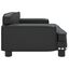 vidaXL Cama para perros de cuero sintético negra 90x53x30 cm, , large indicador imagen numero 7