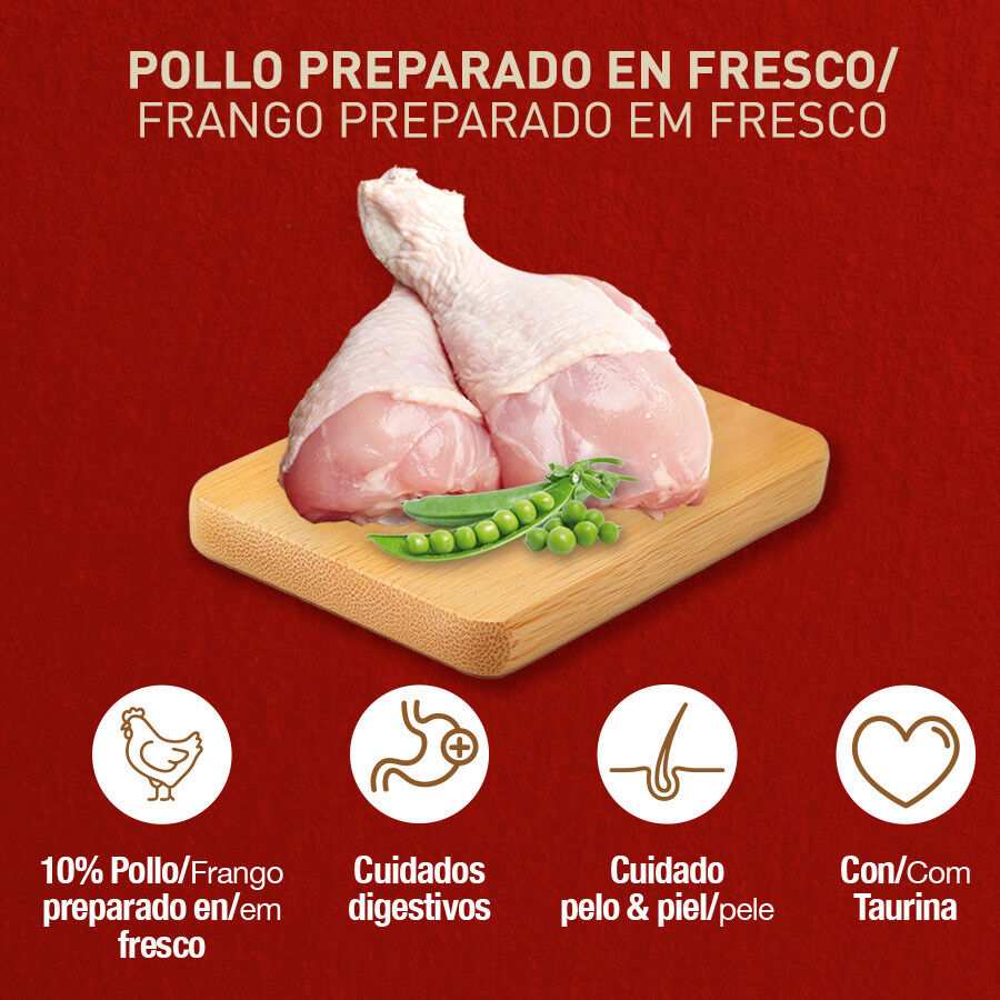 2.5 kg Catxtreme Senior Sterilised Pollo y Guisantes pienso para gatos, , large Imagen numero 2