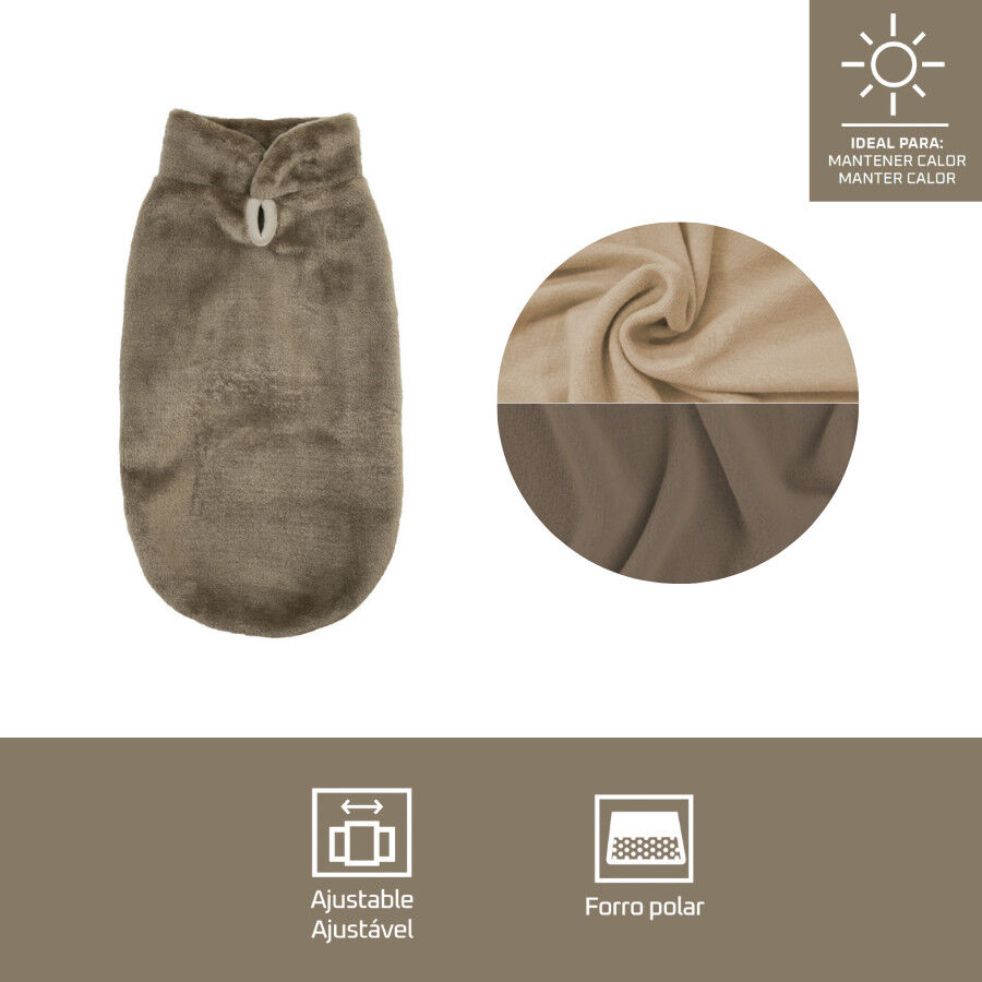 Outech Forro Polar Marrón para perros thumbnail