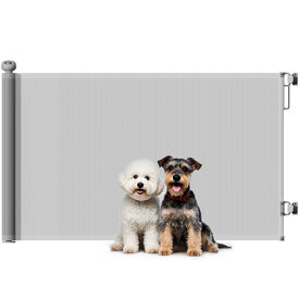 PawHut Barrera para Perros Gris