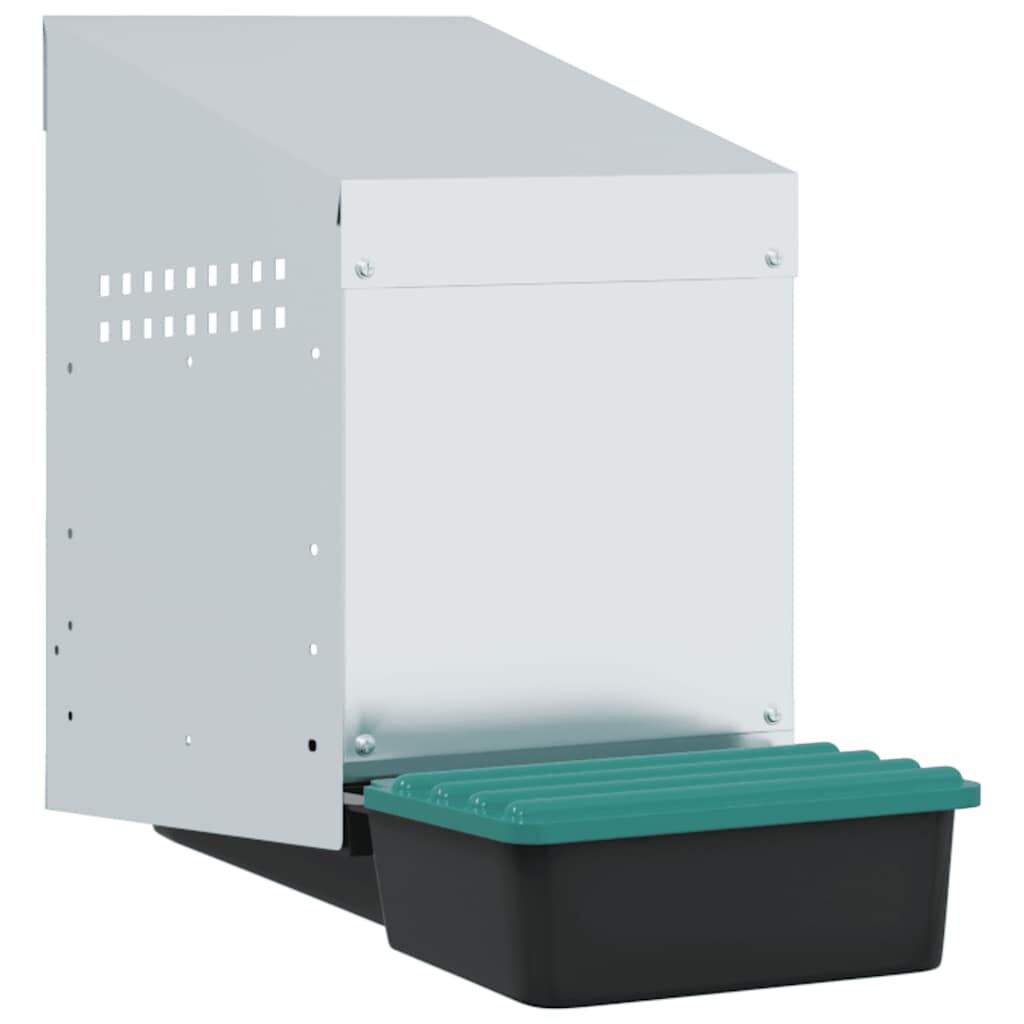 vidaXL Nido para gallinas de acero galvanizado para montar en la pared thumbnail