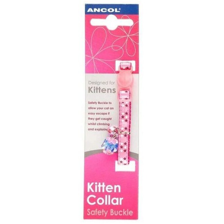 Collar lujoso para gatitos color Rosa, , large image number null