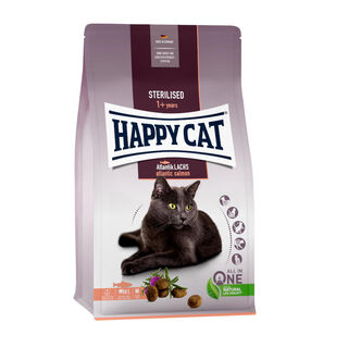 Happy Cat Adult Sterilised Salmón Atlántico pienso 