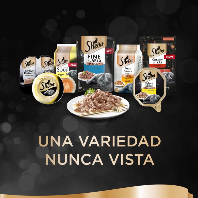 Sheba Craft Collections Pescado sobre en salsa para gatos - Pack 4, , large image number null