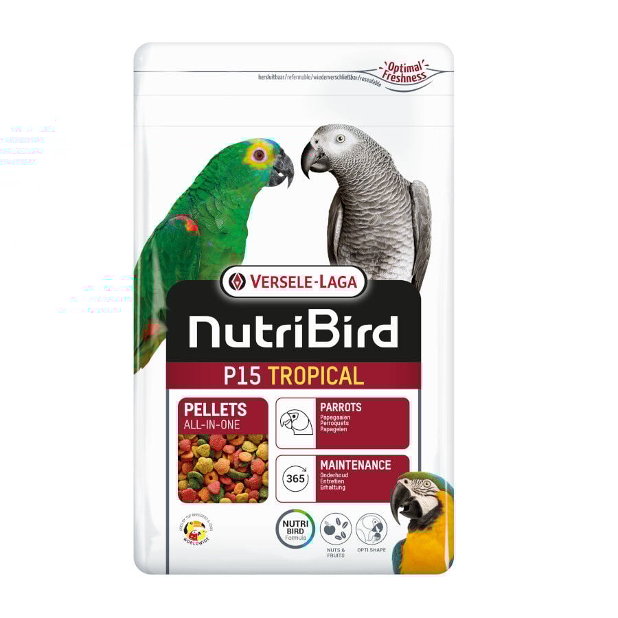 Versele-Laga Nutribird P15 Tropical Mixtura para papagayos, , large Imagen numero 1