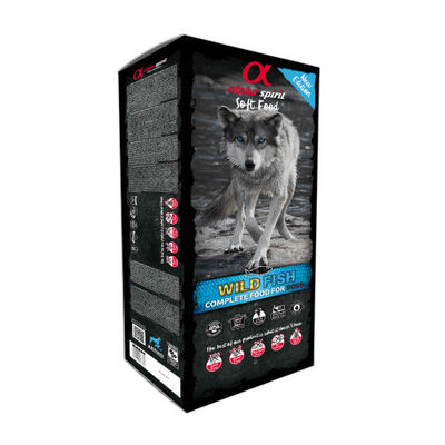 Alpha Spirit Wild Fish pienso semihúmedo para perros, Alpha Spirit Wild Fish pienso semihúmedo para perros