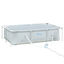 Outsunny Piscina Desmontable Tubular 252x152x65 cm con Depuradora de Cartucho 1200L/H Piscina Rectangular de Exterior para Adultos y Niños 2163L Gris, , large indicador imagen numero 1