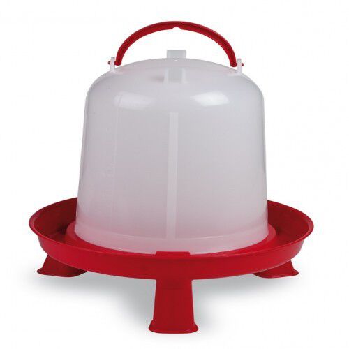 Bebedero para aves ECO con patas color Rojo, , large Imagen numero 1