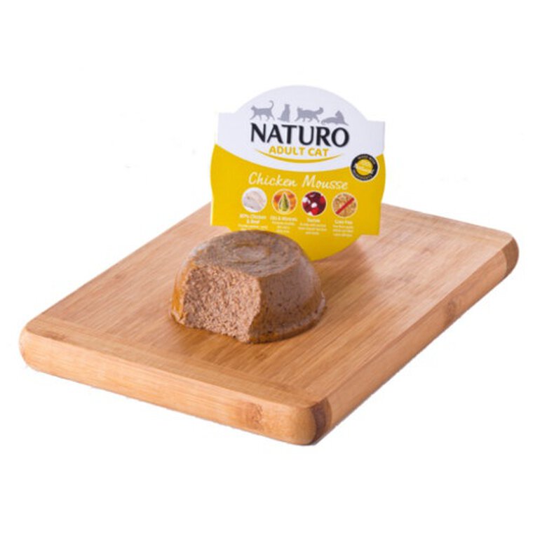 Naturo Adult Pollo tarrina en mousse para gatos, , large image number null