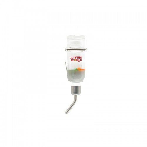 Living World Eco Bebedero transparente para roedores