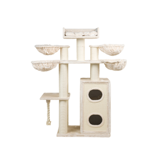 Rascador Cat Paradise Plus para gatos color Crema