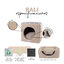 YAGU CUBO BALI T-U 33 x 33 x 33 CM, , large indicador imagen numero 3