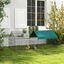 PawHut Jaula para Animales Pequeños Jaula para Roedores de Acero con Puertas y Tela Superior Jaula para Conejos Chinchillas Gallinas 220x85x70 cm Verde, , large indicador imagen numero 7