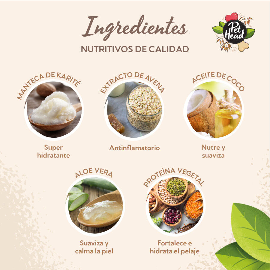 Pet Head crema para almohadillas de avena para perros, , large Imagen numero 4